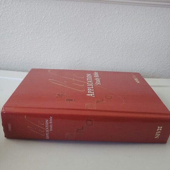 Life Application Study Bible NIV Hardcover Zondervan Tyndale House 2005 Red Ltr - Picture 5 of 16